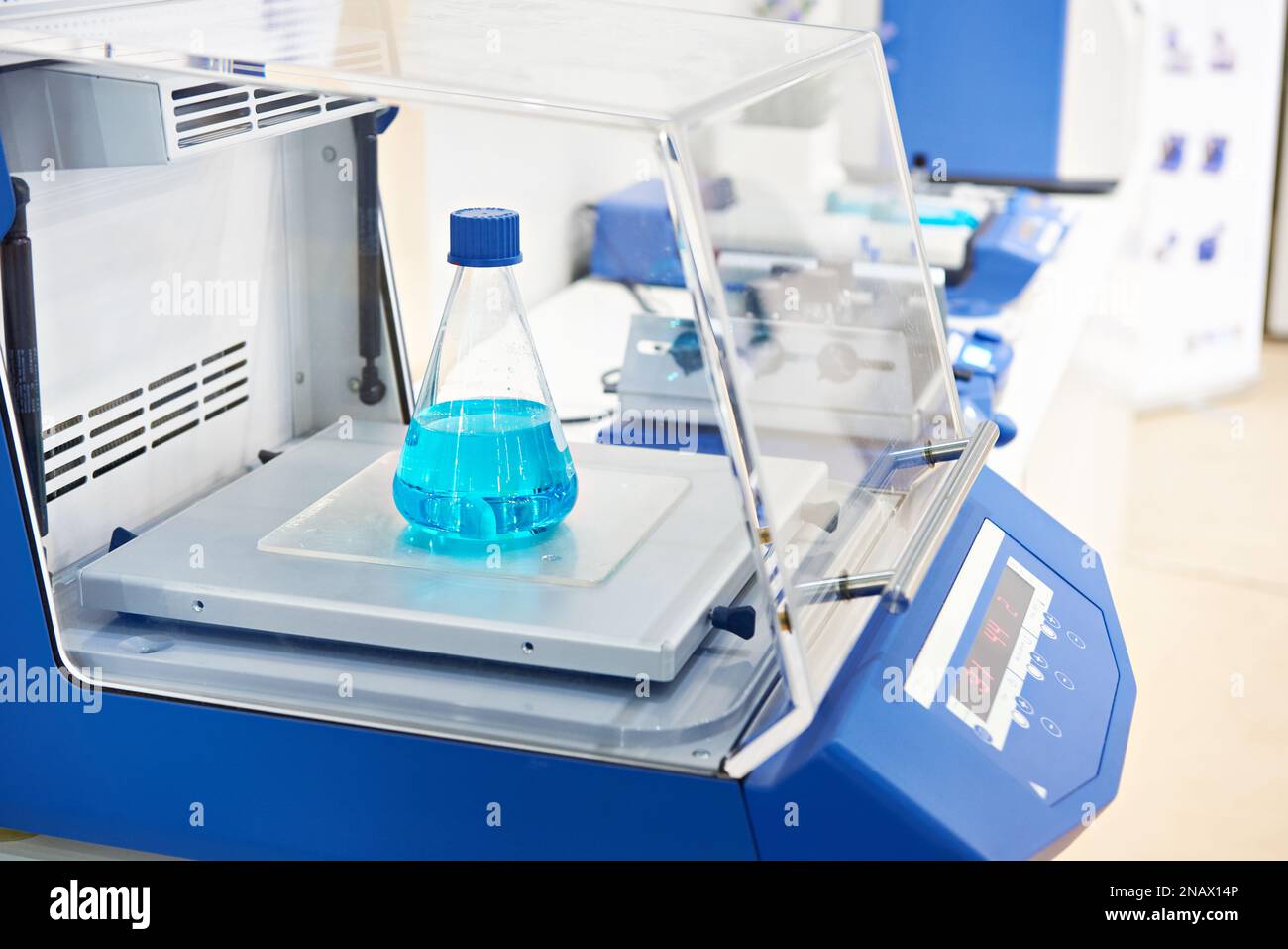 Incubator shaker in chemical laboratory Stock Photo Alamy