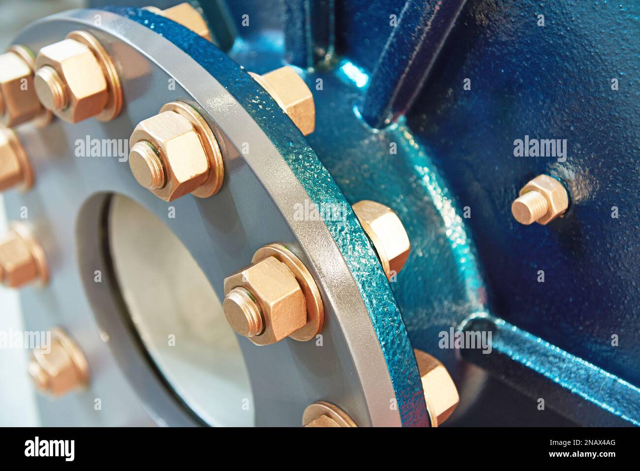 Bolt and nuts in industrial Stock Photo Alamy