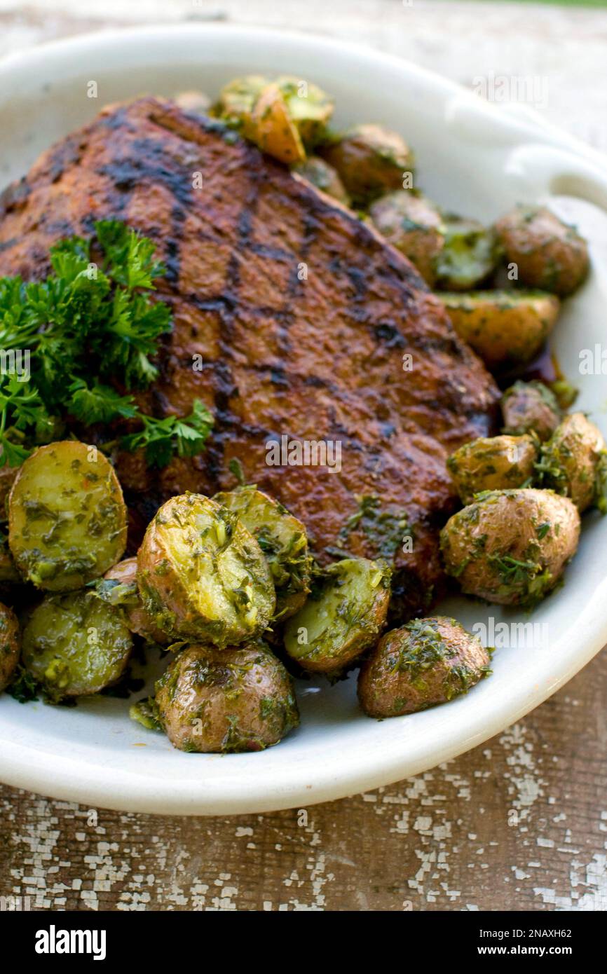 This Sept. 12, 2011 photo shows Elizabeth Karmel's cuminrubbed flank