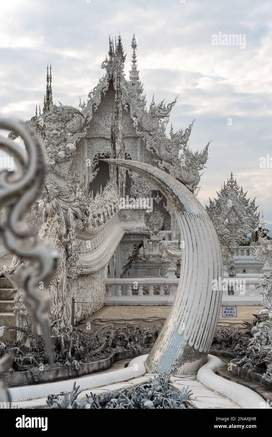 Wat Rong Khun - White Temple in Chiang Rai (Thailand Stock Photo - Alamy