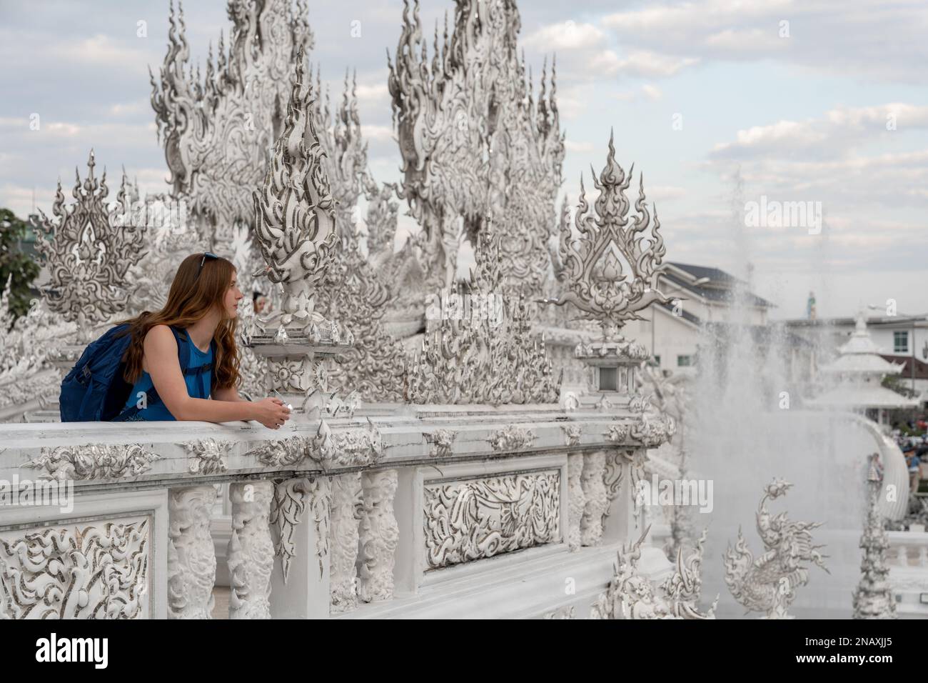 Wat Rong Khun - White Temple in Chiang Rai (Thailand Stock Photo - Alamy