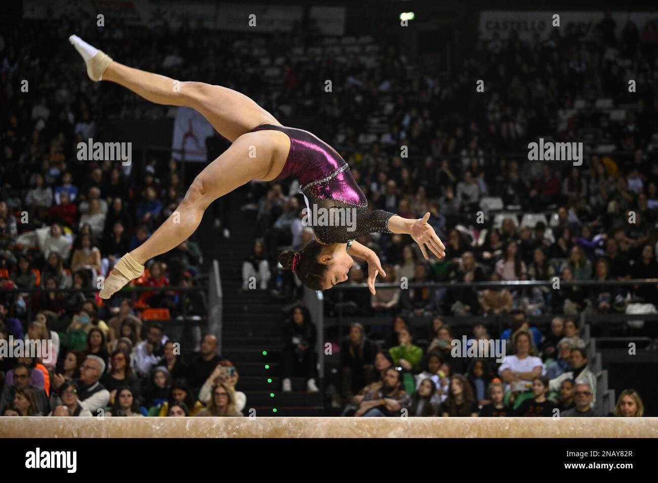 Florence, Italy. 11th Feb, 2023. Manila Esposito (Ginnastica