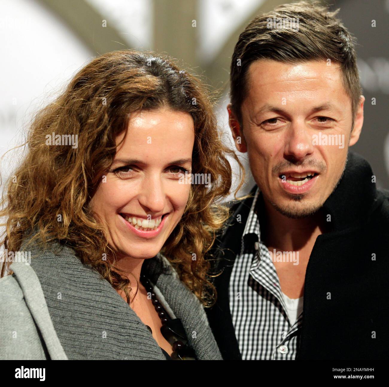 German singer Michi Beck, right, and his wife Ulrike Beck arrive for ...