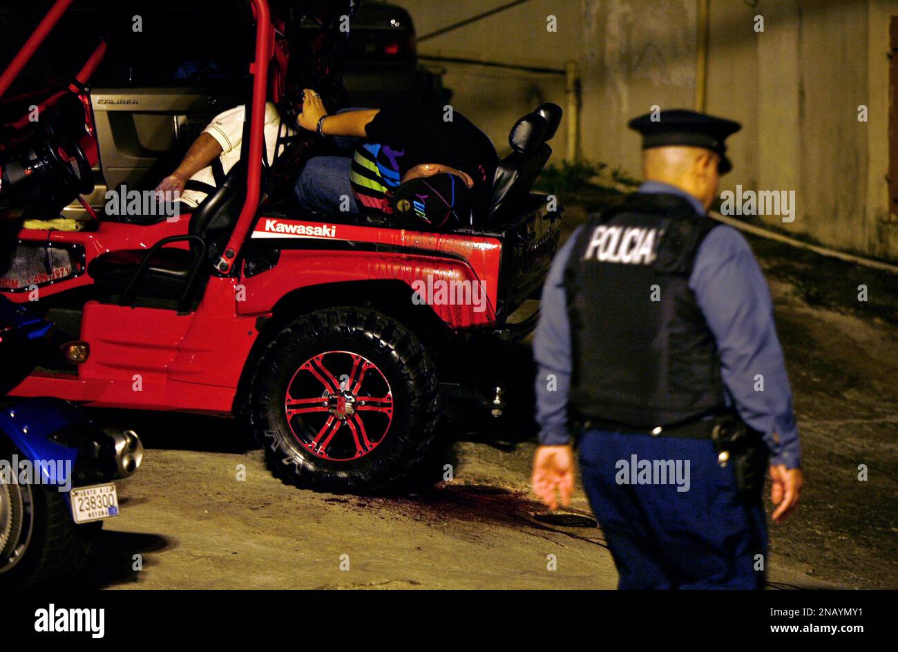 To Go With Puerto Rico Impunidad In This Picture Taken July 25 2011 A Police Officer Walks