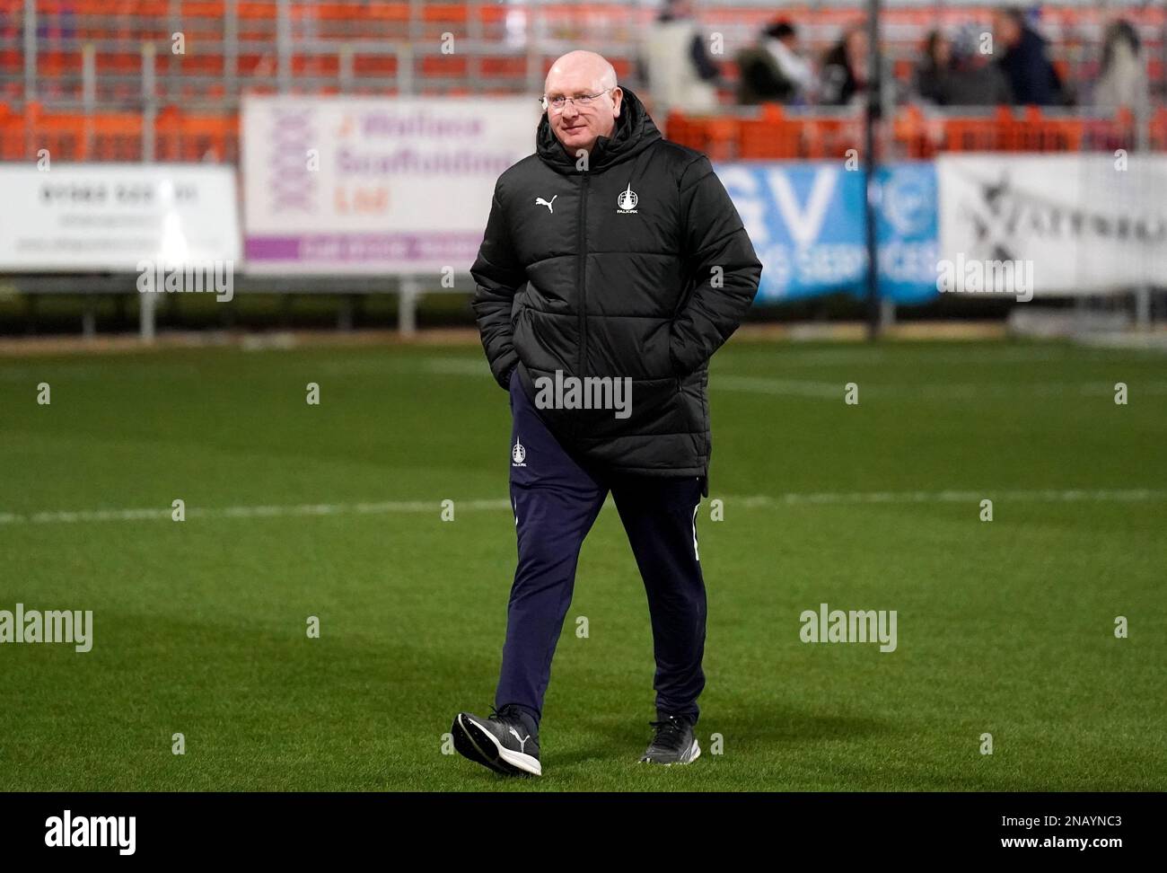 Falkirk manager John McGlynn ahead of the Scottish Cup fifth round