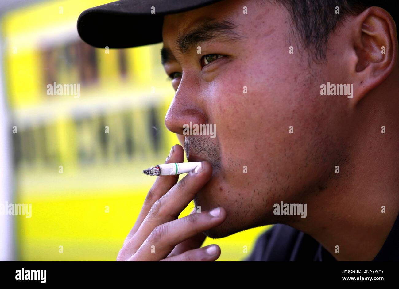 smoking cigarettes in san francisco Urgen Sherpa smokes a cigarette along San Pablo Ave. in Richmond, Calif. on  Tues. Sept. 6, 2016. California's proposition 56, the cigarette initiative  is passed would add $2 to a pack of
