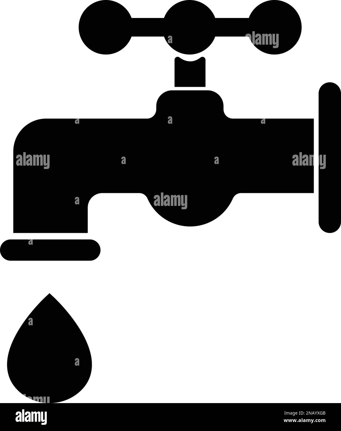 Faucet vector vectors hi-res stock photography and images - Alamy