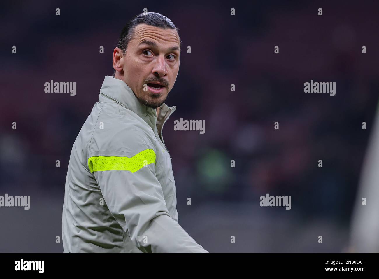 Milan, Italy. 10th Feb, 2023. Zlatan Ibrahimovic Of AC Milan Looks On ...