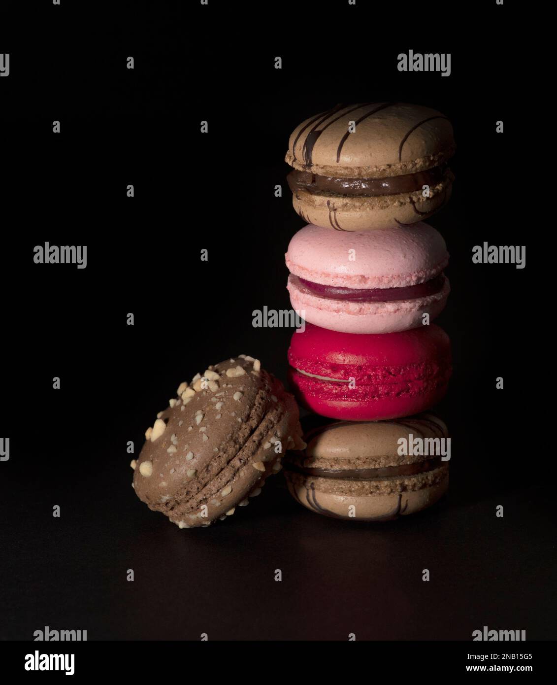 Colorful Macarons. Each delicate bite offers a symphony of flavors and 