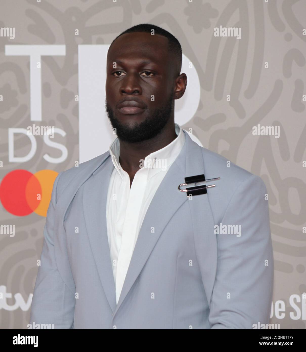 London, UK. Stormzy at the 43rd BRIT Awards 2023. The 02 Arena. 11th