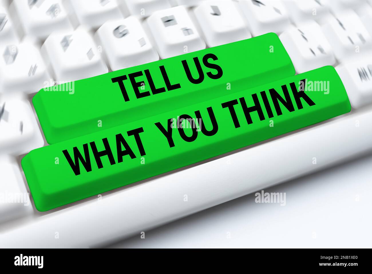 Conceptual display Tell Us What You Think. Internet Concept Express ...