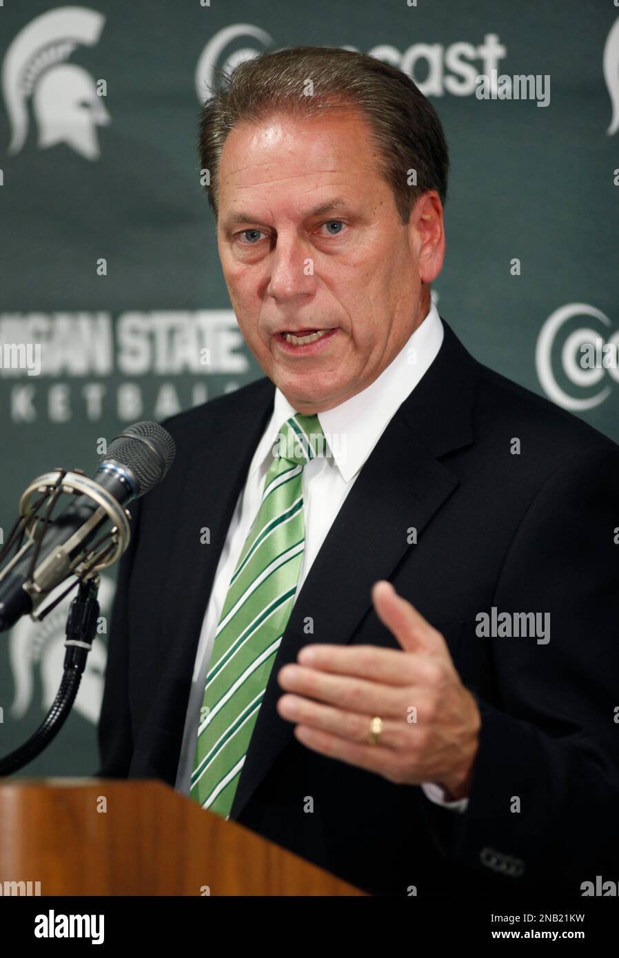Michigan State coach Tom Izzo talks about his team's season