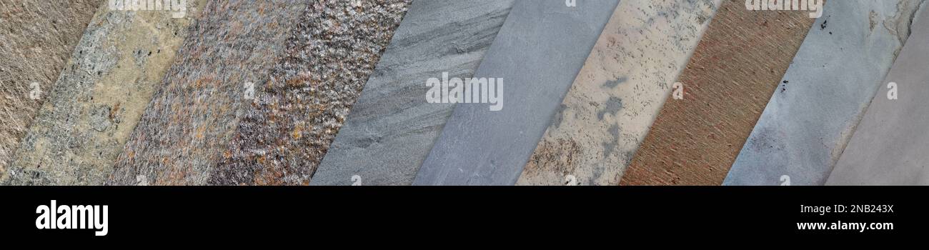 Sample of decorative artificial stone. Texture of natural stone for ...