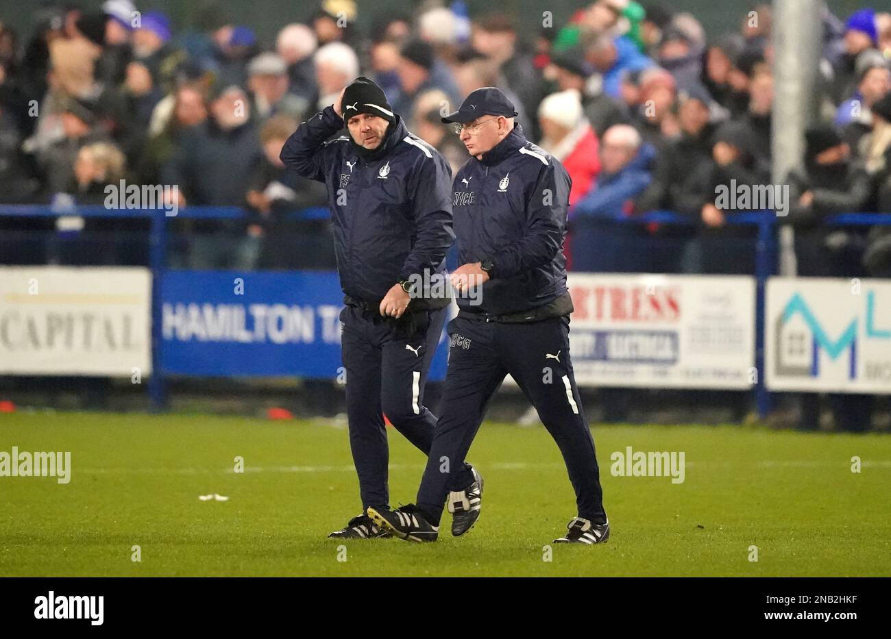 Falkirk manager John McGlynn during the Scottish Cup fifth round match