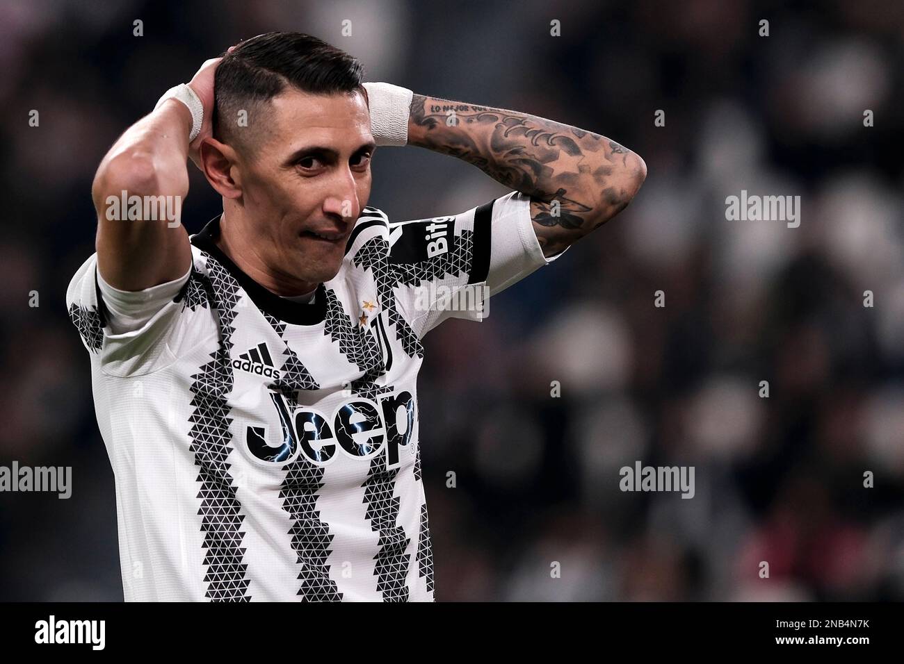 Angel Di Maria Juventus Fc Controls Editorial Stock Photo - Stock Image