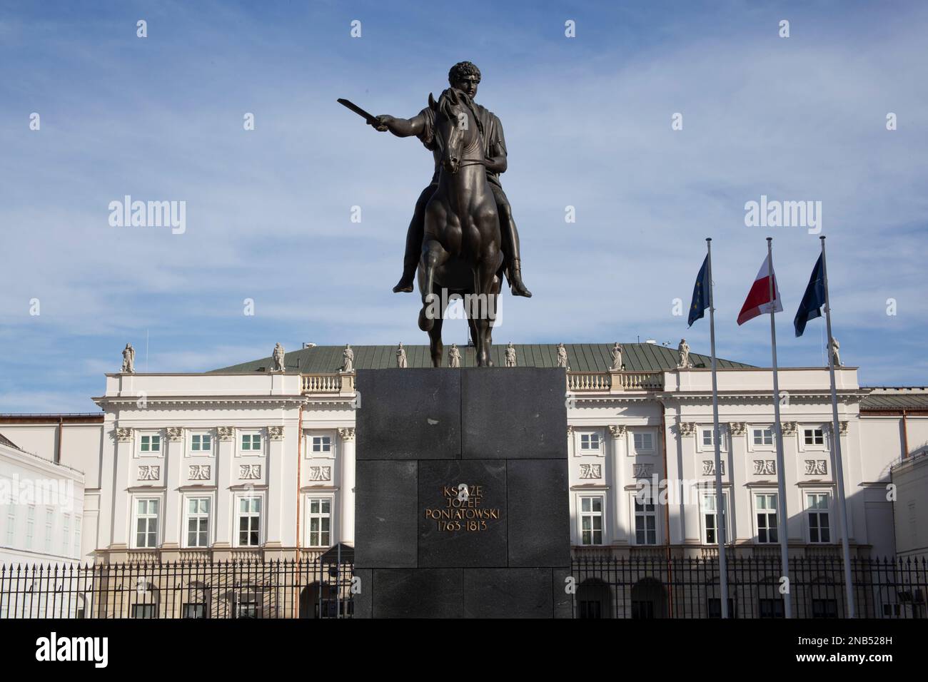 Equestrian statue of Prince Józef Poniatowski, Presidential Palace
