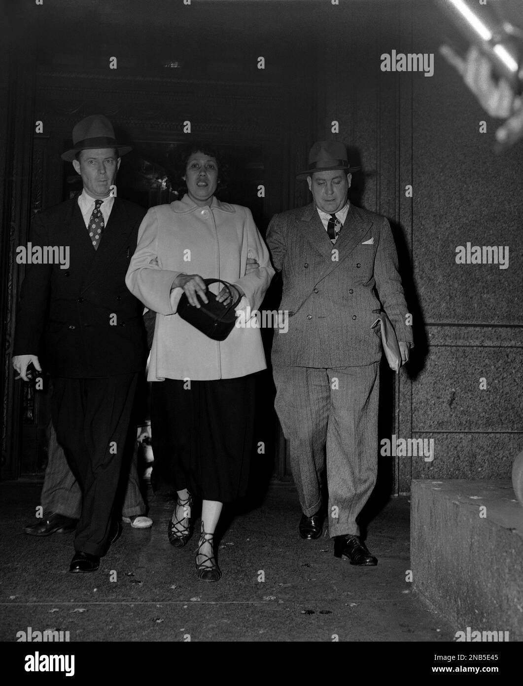 Mrs. Rosa Collazo is escorted to the Women's House of Detention in New ...