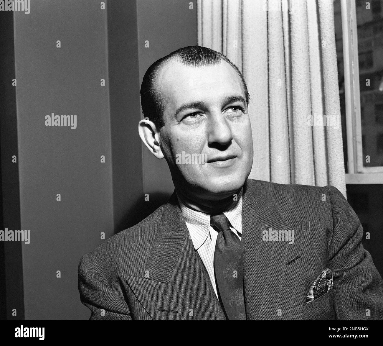 Alfred Franz Wallenstein, conductor of the Los Angeles Symphony ...