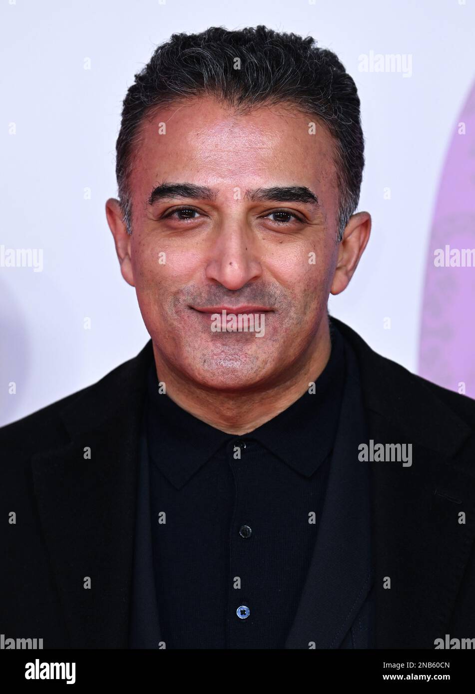 February 13th, 2023, London, UK. Adil Ray arriving at the UK Premiere