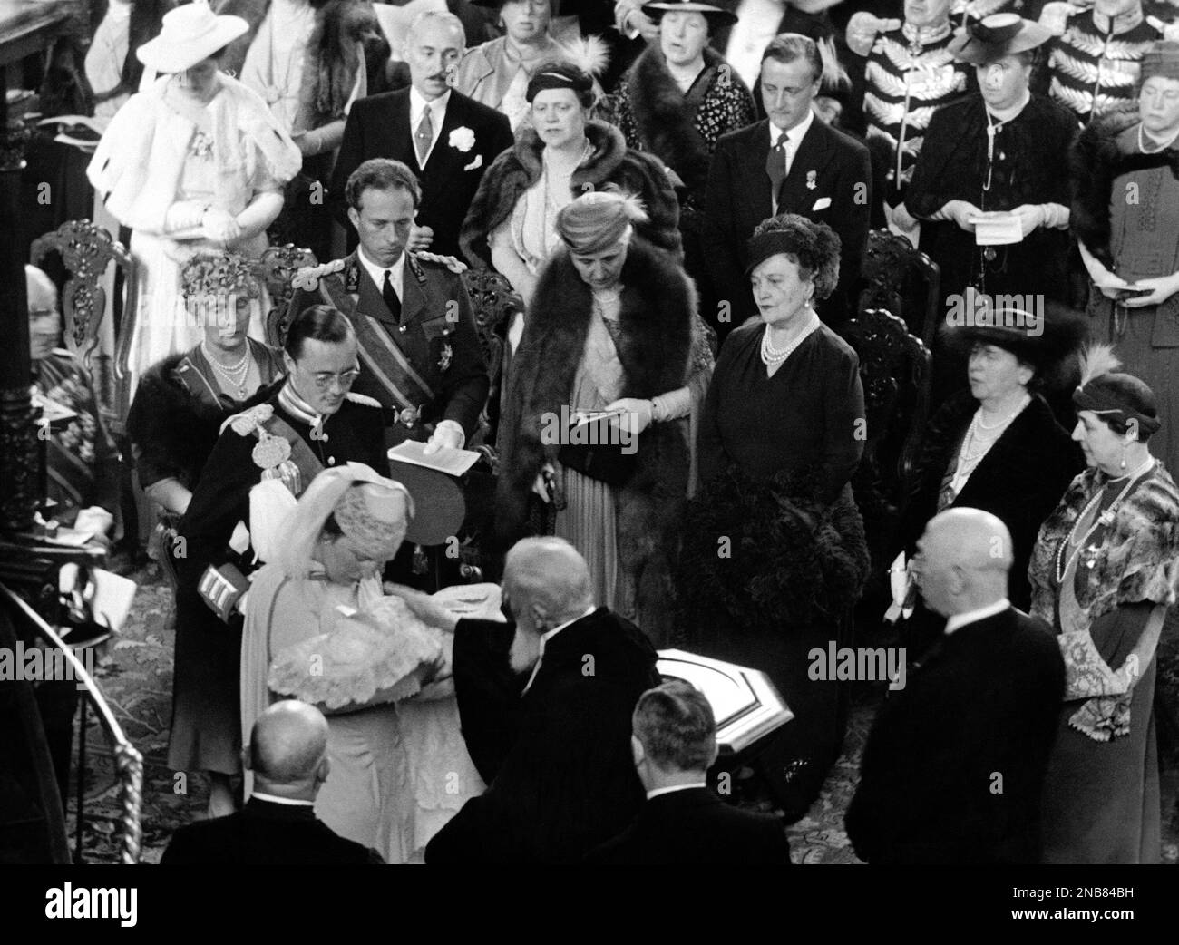 Princess Beatrix, 14 weeks old daughter of Princess Juliana and Prince ...