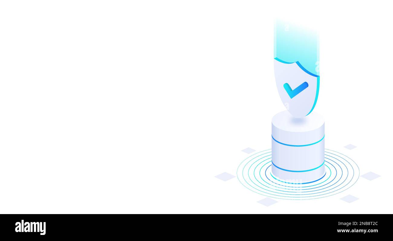 Checkmark on shield banner Stock Vector