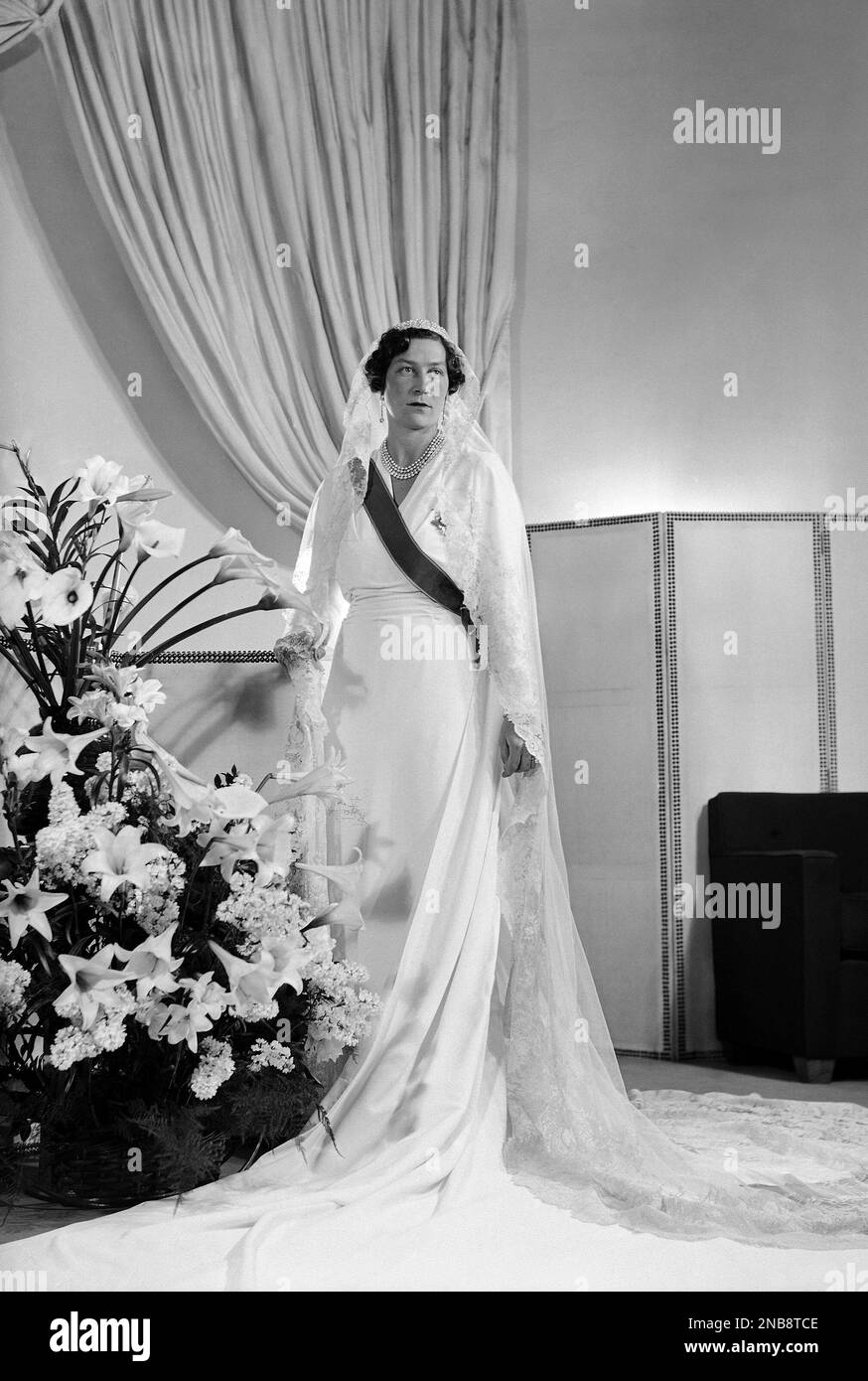 Princess Eugenie of Greece and Prince Dominique Radziwill are to be married in Paris on May 30. Princess Eugenie of Greece in her wedding gown, in one of the famous Parisian dressmakers' Princess Eugenie of Greece and Prince Dominique Radziwill are to be married in Paris on May 30. Princess Eugenie of Greece in her wedding gown, in one of the famous Parisian dressmakers'
