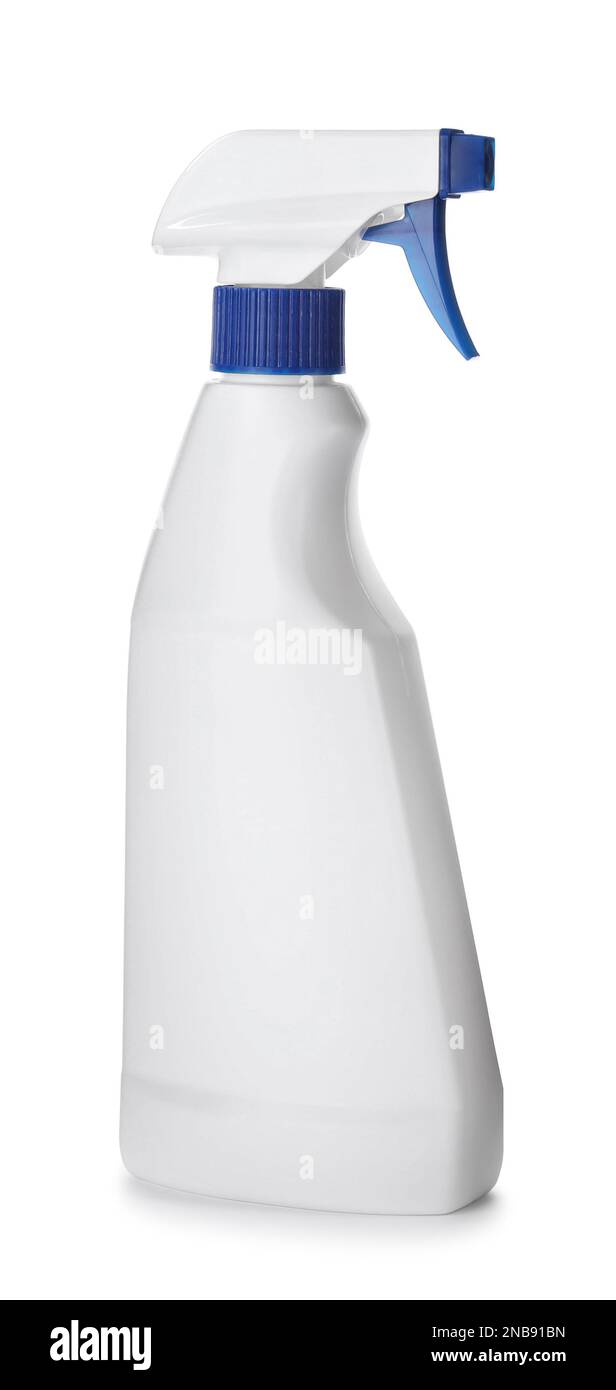 Spray bottle of cleaning product isolated on white Stock Photo Alamy