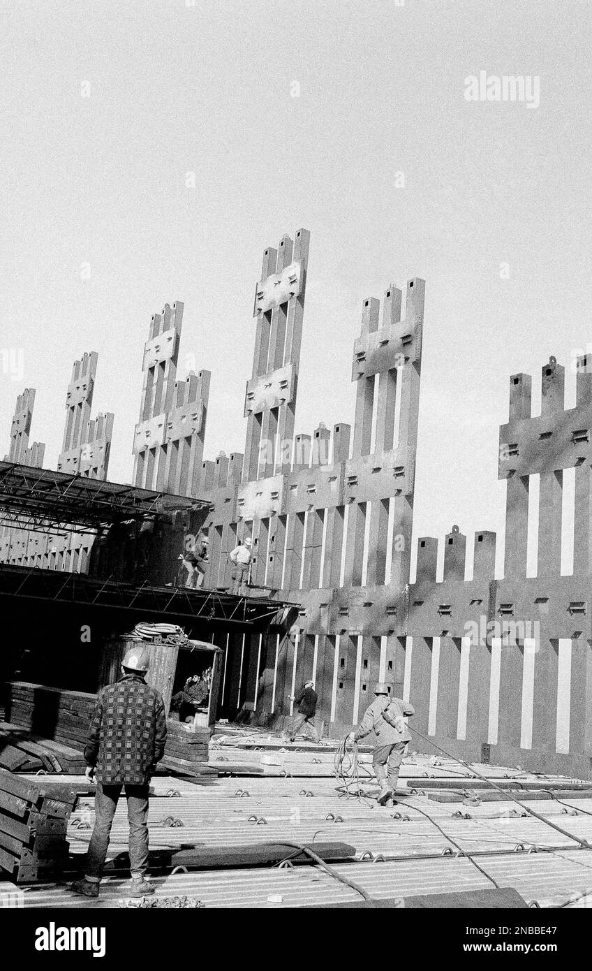 World Trade Center from the construction site in New York