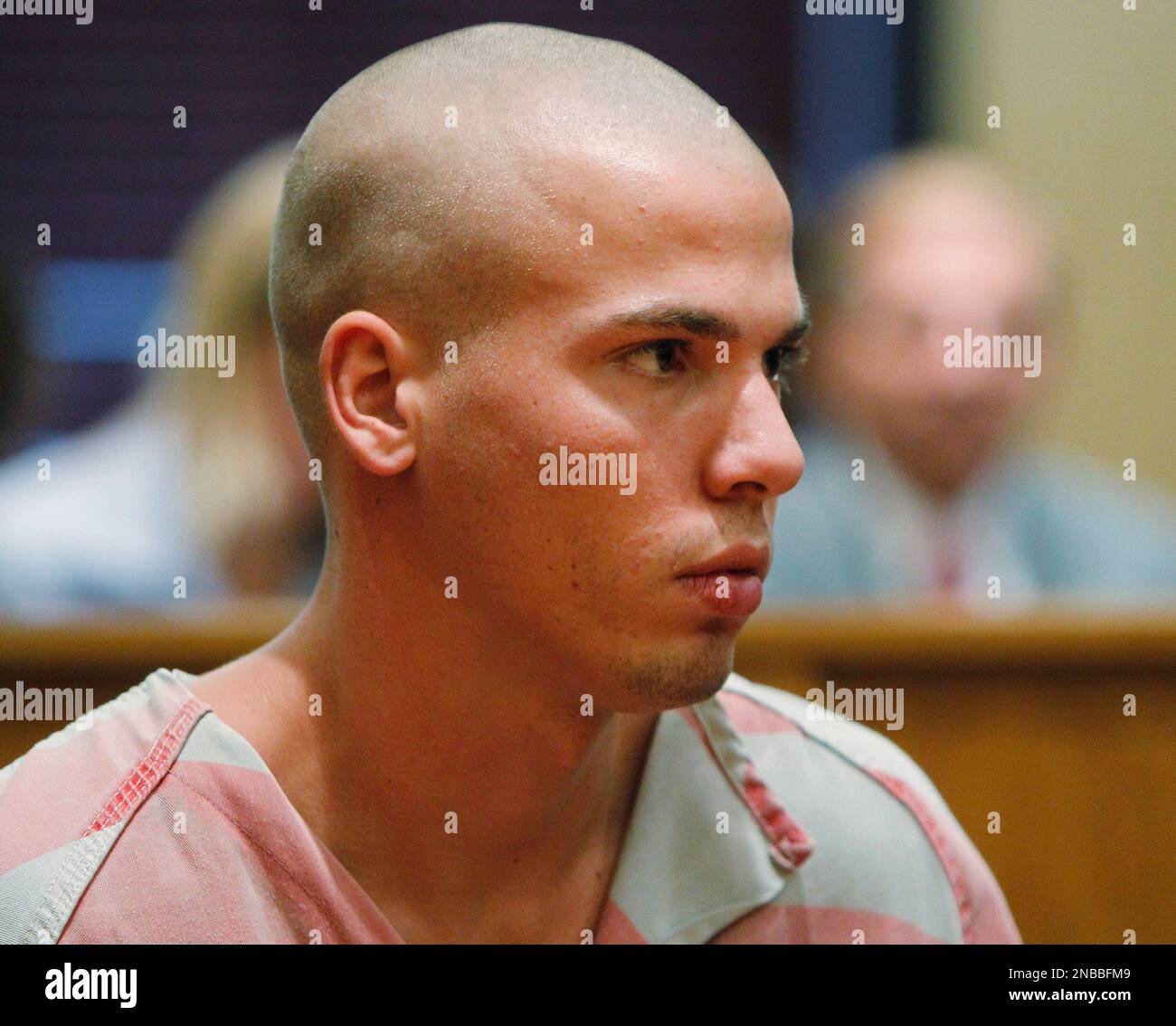 Ryan Dougherty appears in district court to be advised of the charges