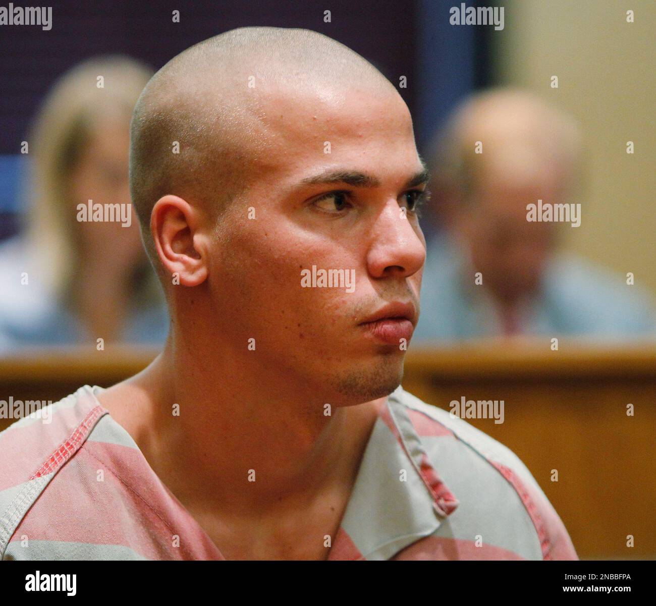 Ryan Dougherty appears in district court to be advised of the charges