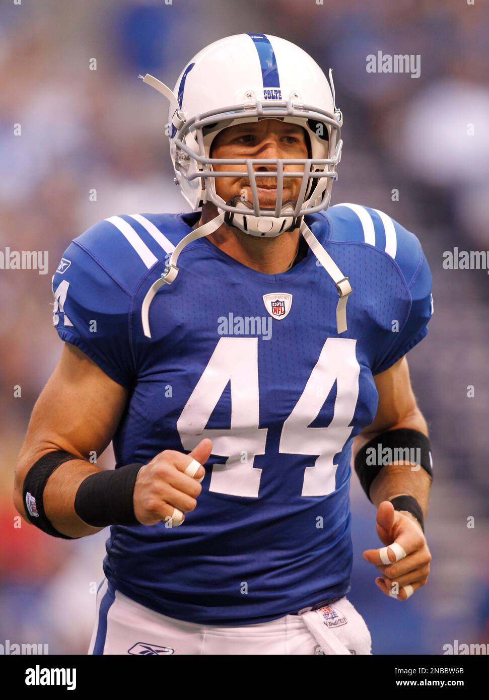 Indianapolis Colts tight end Dallas Clark (44) during the second quarter of  an NFL preseason football game in Indianapolis, Friday, Aug. 19, 2011. (AP  Photo/AJ Mast Stock Photo - Alamy