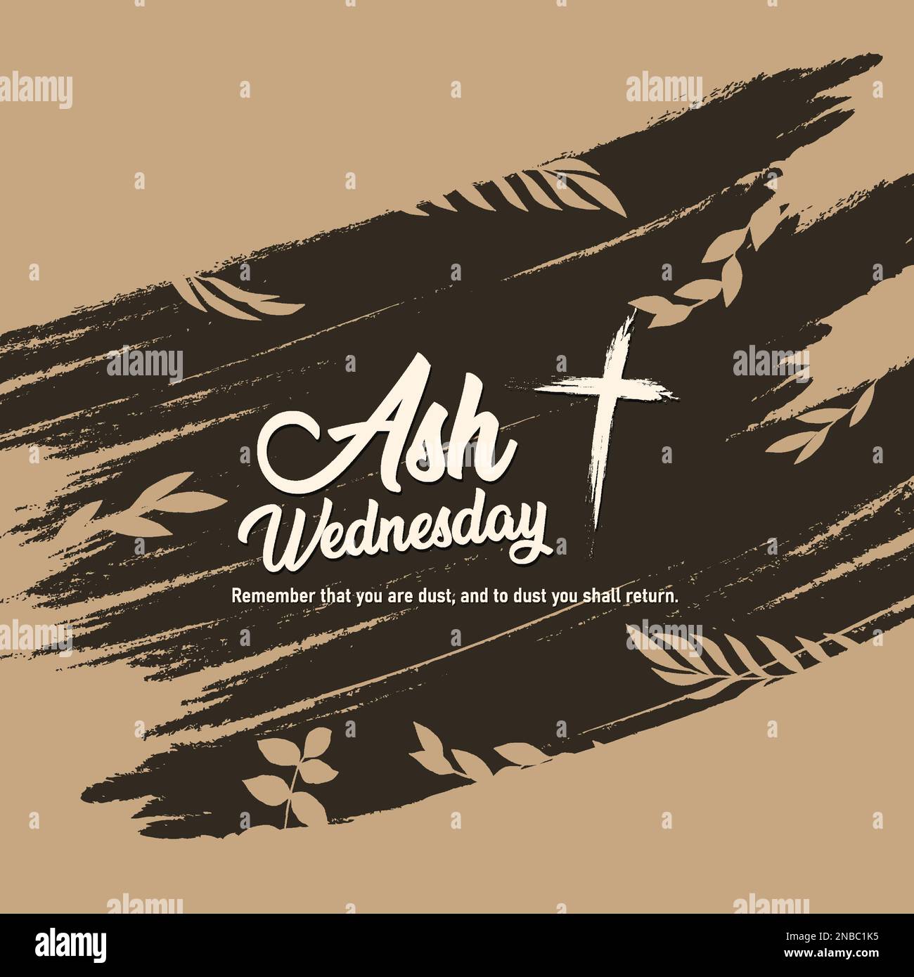 Ash wednesday Stock Vector Images Alamy