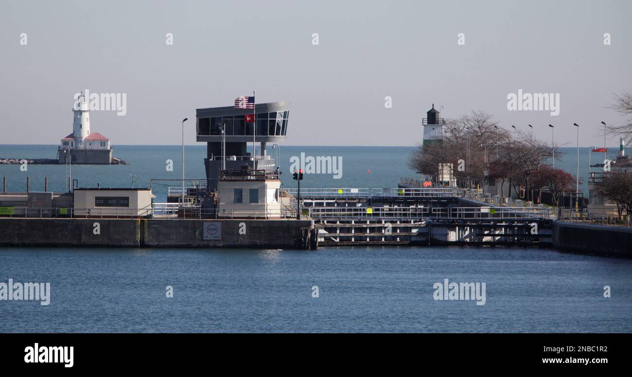 FILE - This Dec. 1, 2009 file photo, shows the downtown Chicago Lock at ...