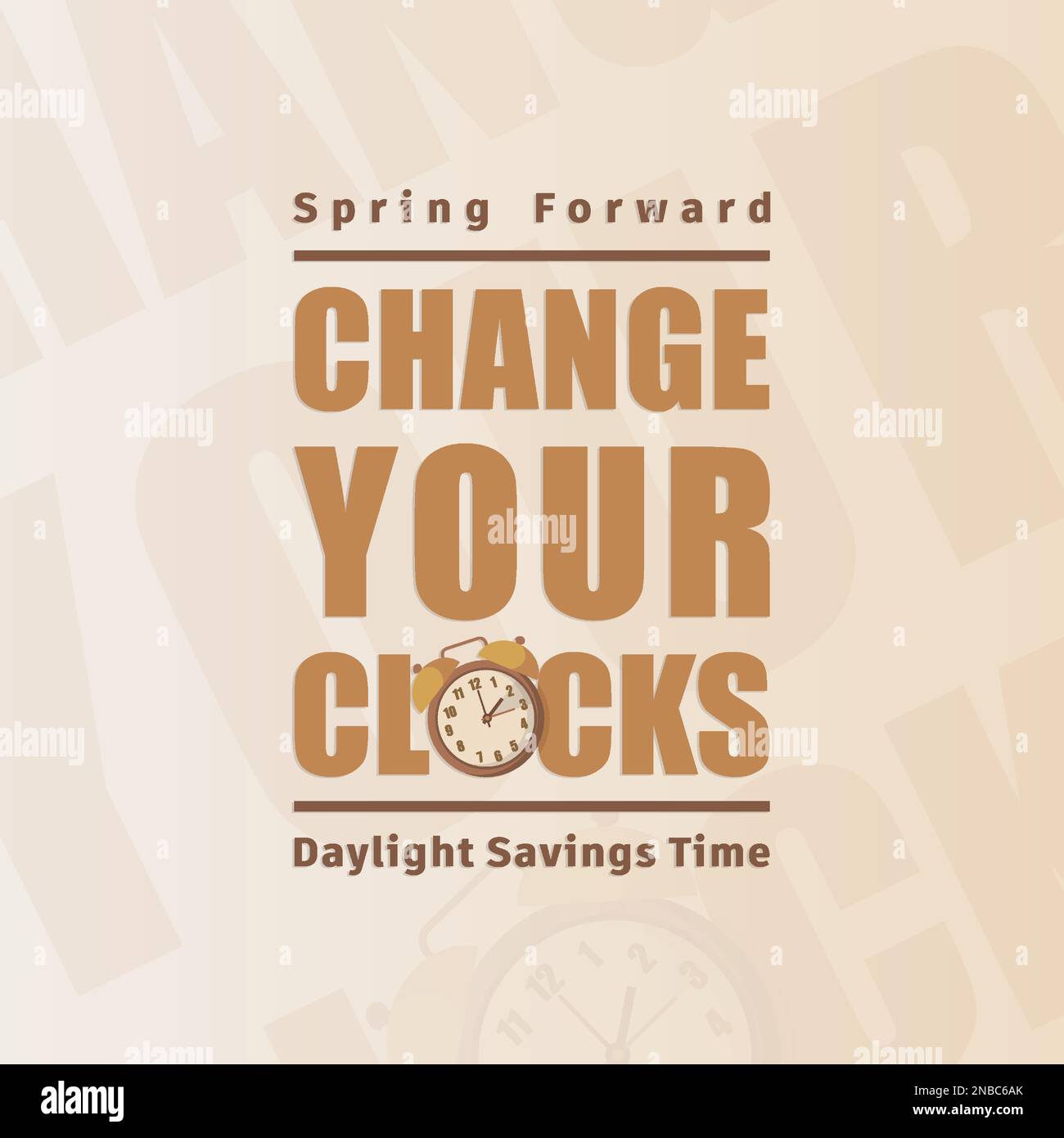 Change your clocks message for Daylight Saving Time and travel to other