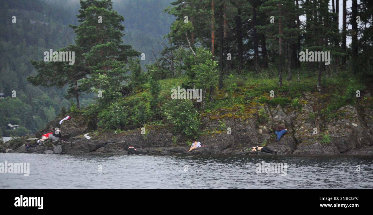 FILE - In this photo taken by Vergard M. Aas, a Norwegian crime