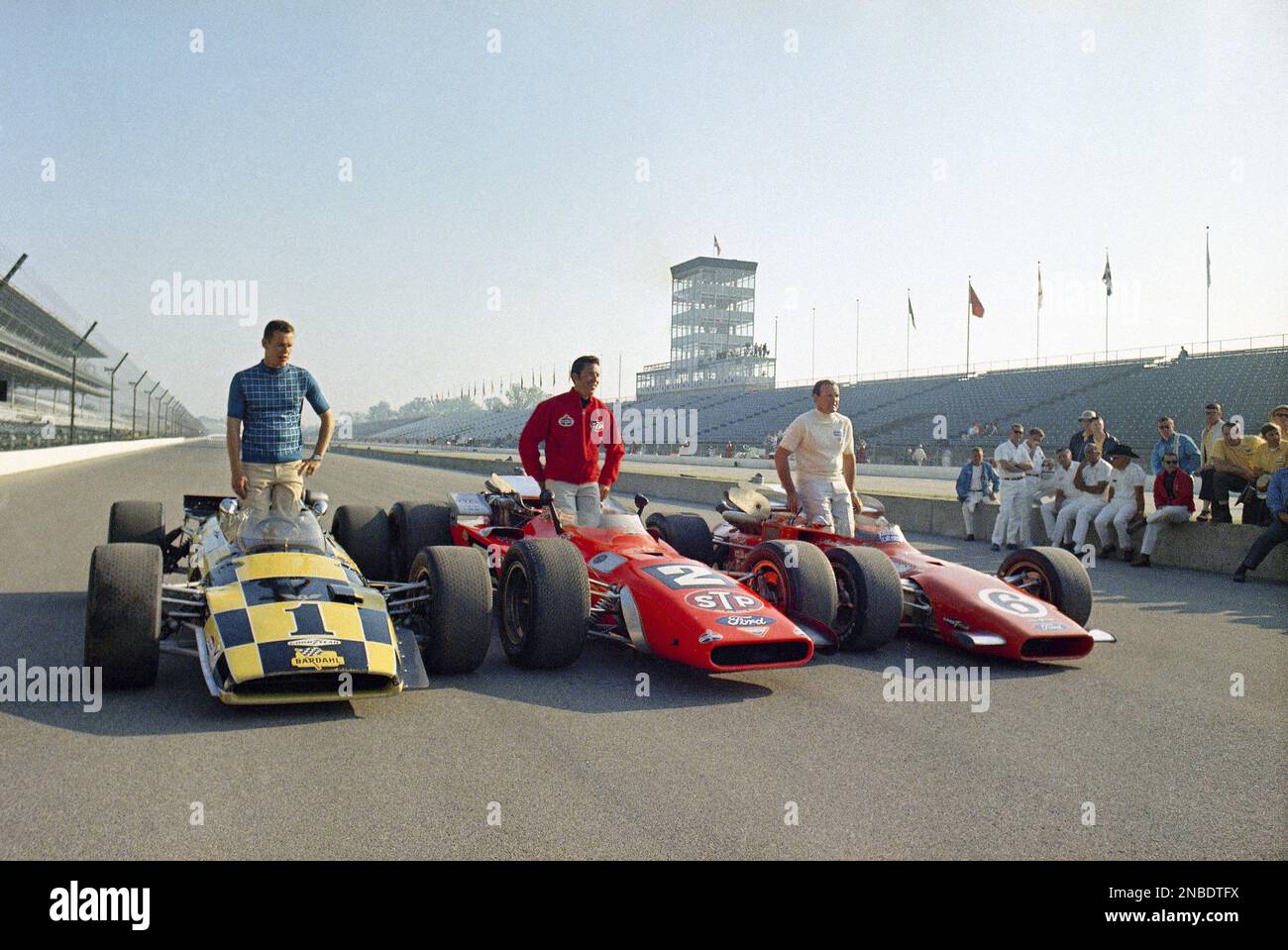 MARIO ANDRETTI FOTO FIRMATA 8X10 INDY 500 1969 VINCITORE