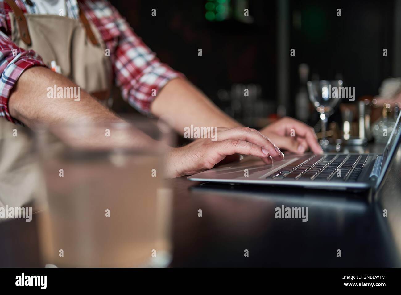 Cropped shot young barista hi-res stock photography and images - Alamy