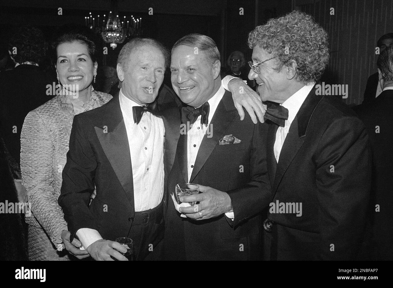 Veteran comedians Red Buttons and Don Rickles share the spotlight