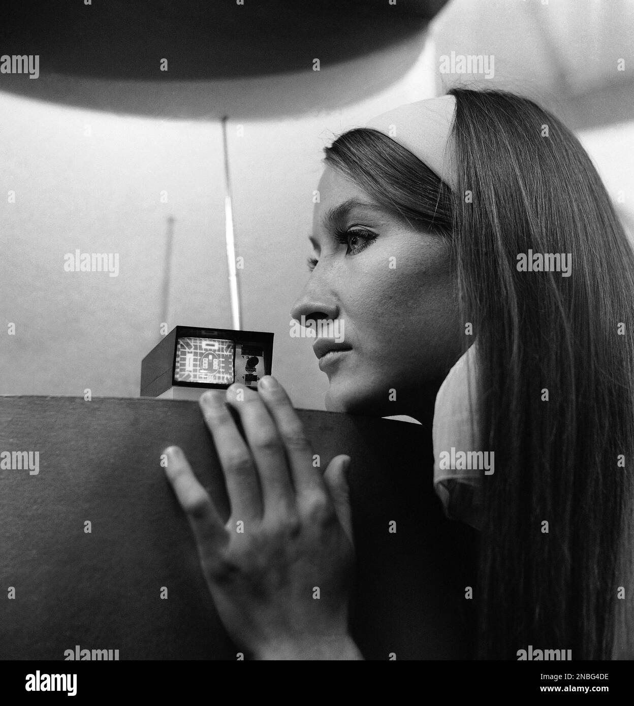 A pocket size television set that can go anywhere and claims to be the world's smallest TV, was