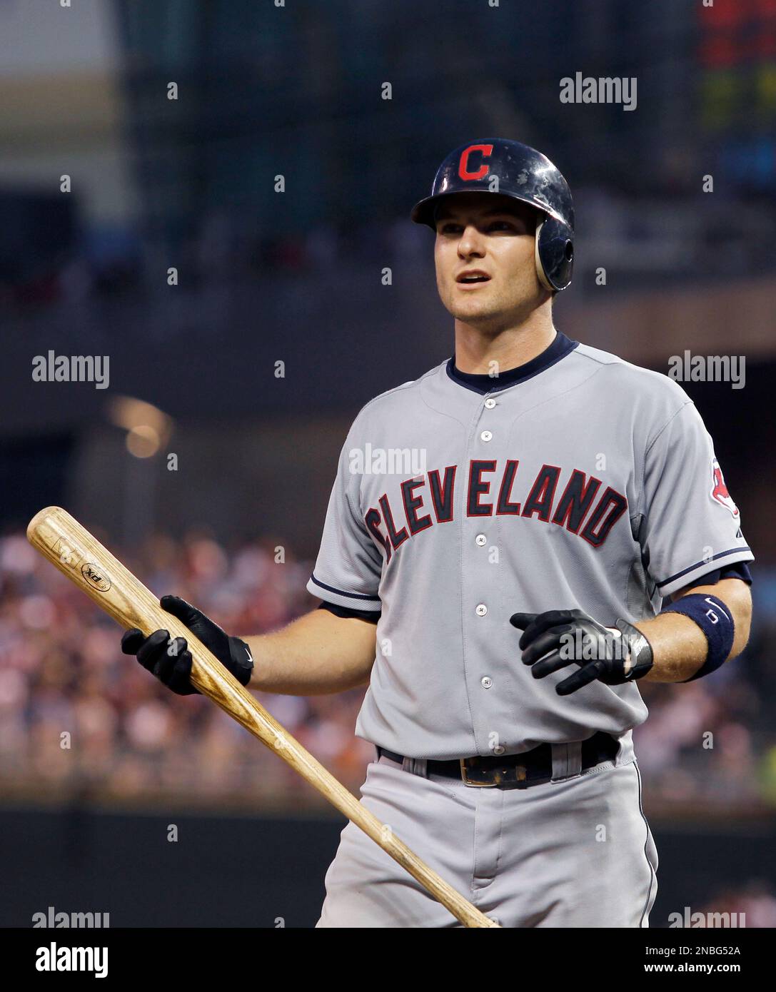 Cleveland Indians' Lou Marson shown in a baseball game Monday, July 18