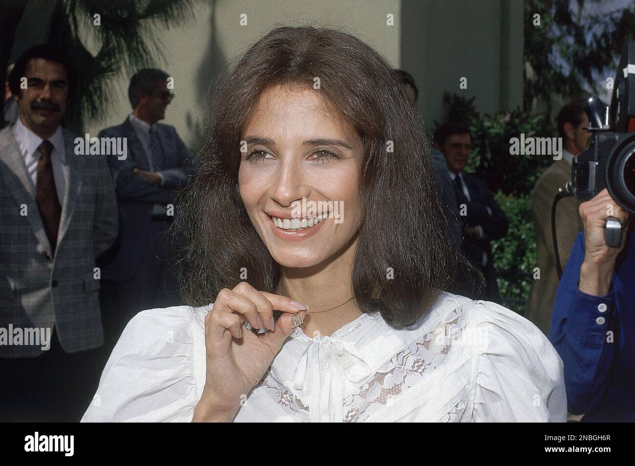 Theresa Saldana on May 6, 1983. Location unknown. (AP Photo/Wally Fong