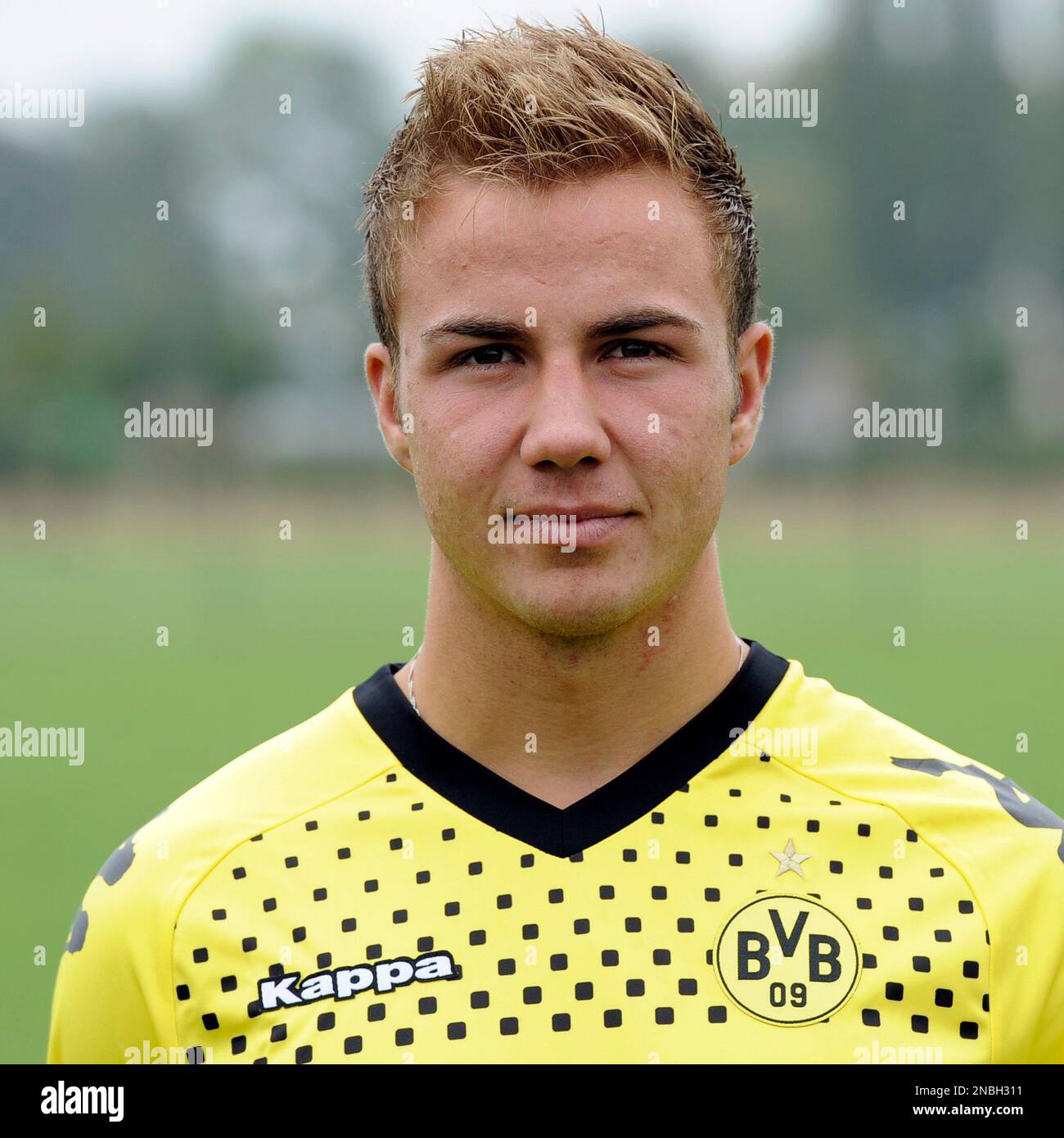 Mario Goetze of German soccer champion Borussia Dortmund is pictured during an official photo