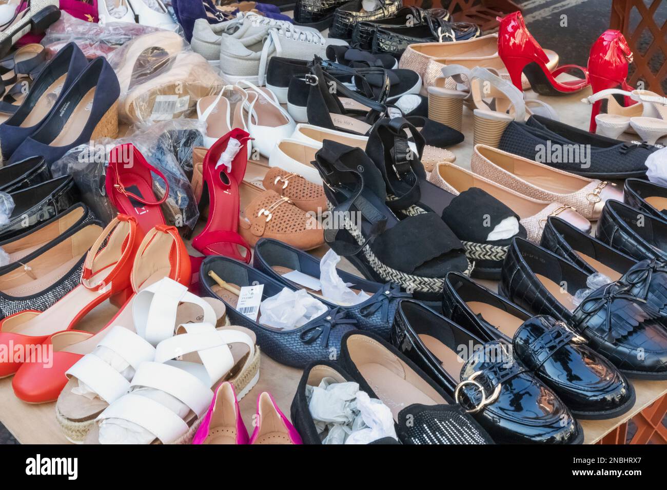 Ladies shoes on display hi-res stock photography and images - Alamy