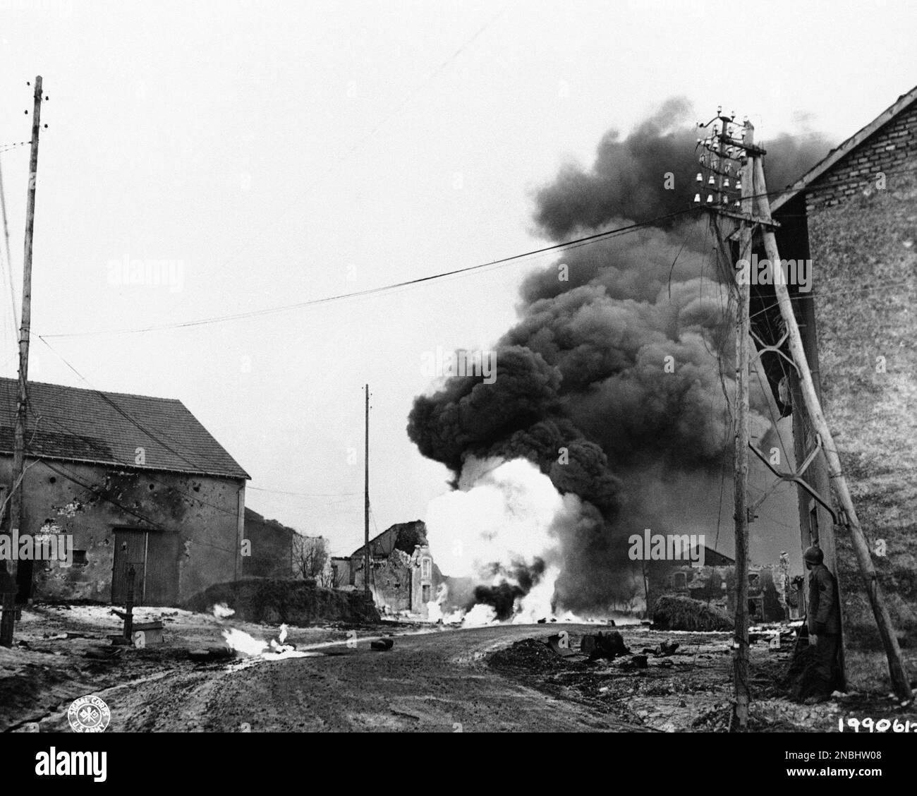 Destruction war emergencies and disasters exploding hires stock