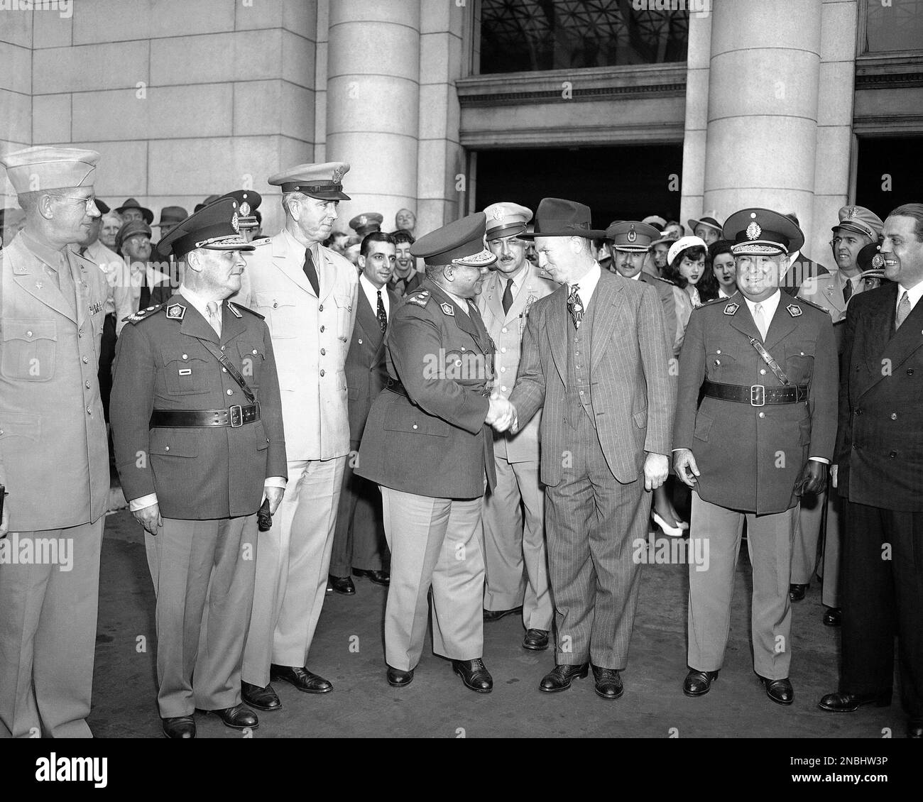 Gen. Jose Humberto Sosa Molina, Argentine Minister of War, in military
