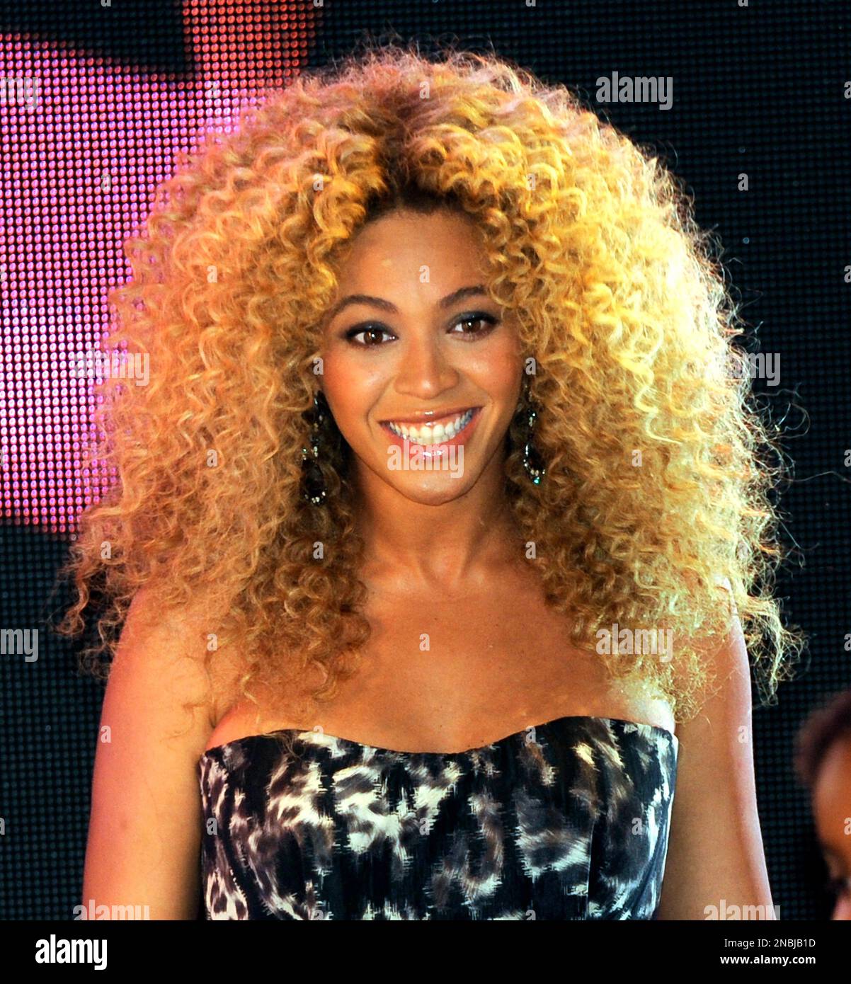 Pop singer Beyonce Knowles makes and appearance at Target to promote ...