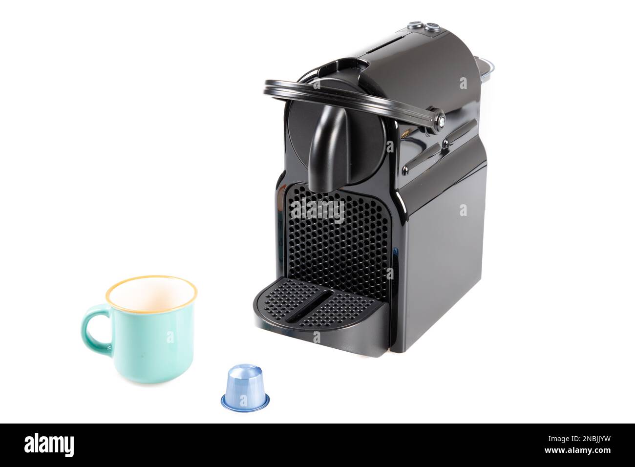 Capsule coffee machine preparation hi-res stock photography and images ...
