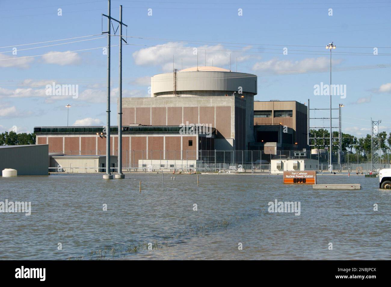 This June 27, 2011 photo shows the Fort Calhoun nuclear power plant