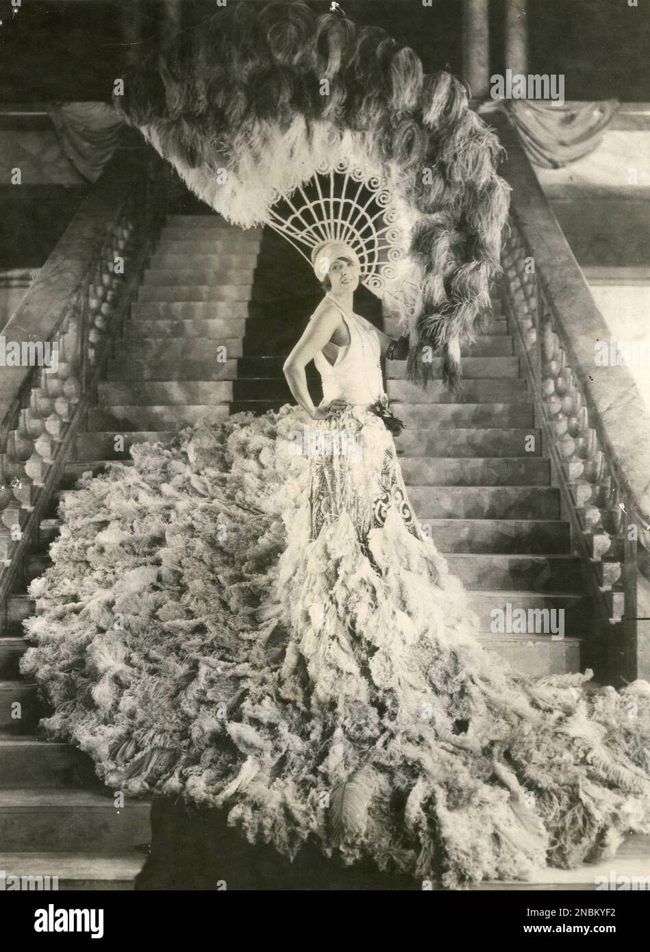 Mistinguette - Singer and Dancer - 1923 Stock Photo