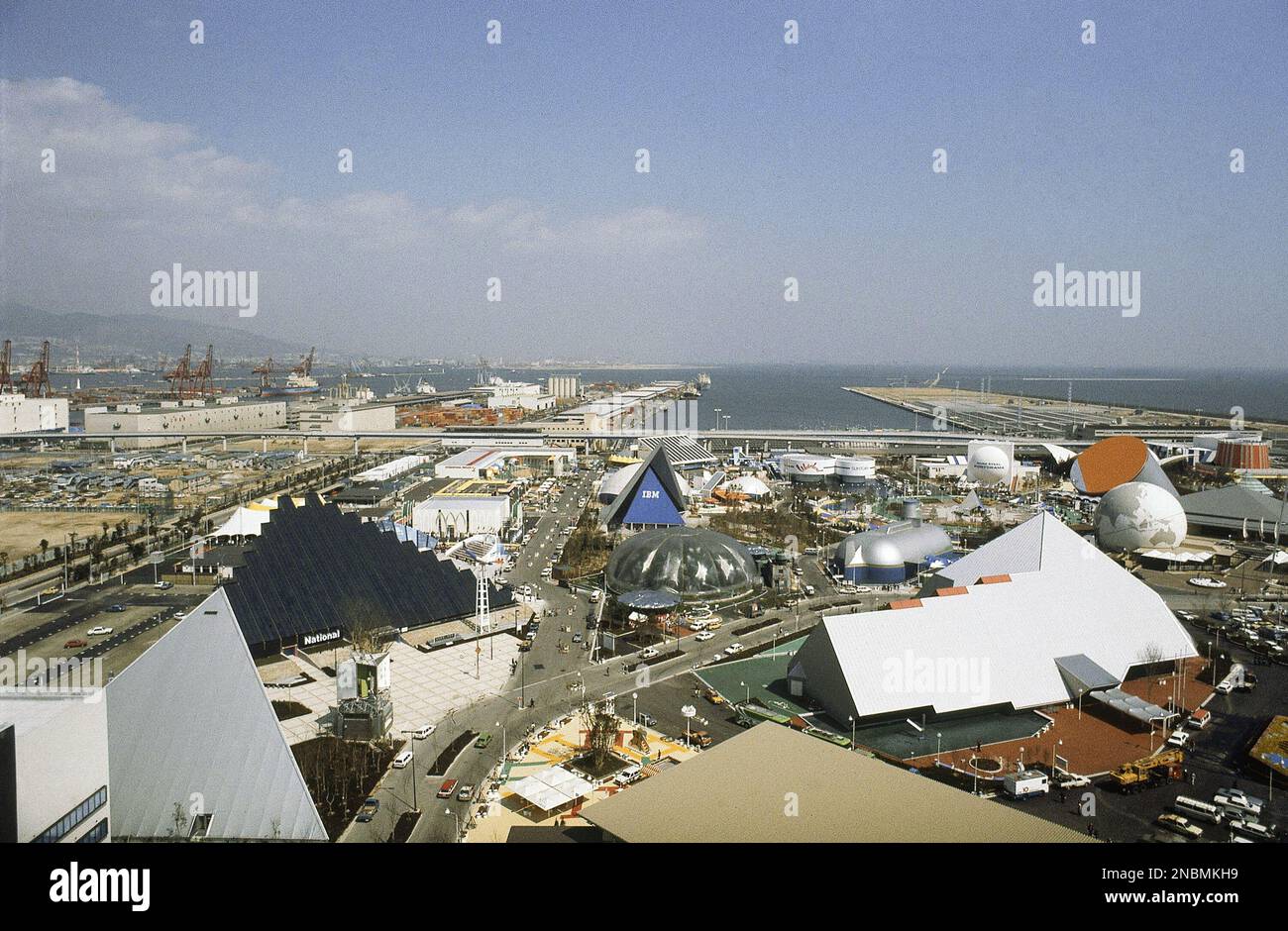 Various pavilions are ready for the March 19 opening of the Port 
